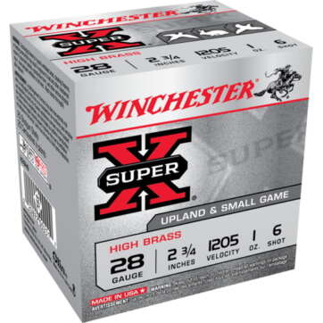 WINCHESTER SUPER-X SHOTSHELL 28 GAUGE 1 OZ 2.75″