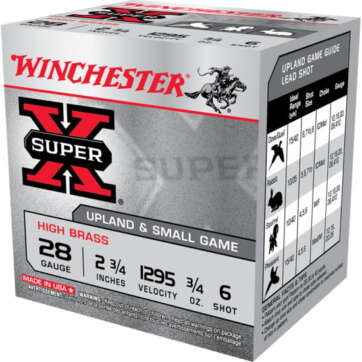 WINCHESTER SUPER-X SHOTSHELL 28 GAUGE