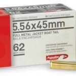 Aguila 5.56x45 NATO Ammunition 1E556110 62 Grain Full Metal Jacket Boat Tail Case of 1000 Rounds - Defense Ammunition Center