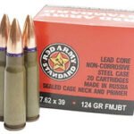 Century 7.62x39mm Ammunition Red Army Standard AM2423 124 Grain Full Metal Jacket Boat Tail Sealed Neck Primer Case of 1000 Rounds - Defense Ammunition Center