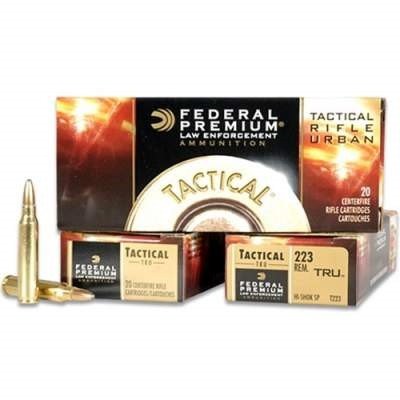 Federal 223 Remington Tactical Rifle Urban T223A Hi-Shok 55 gr SP CASE 500 rounds - Defense Ammunition Center