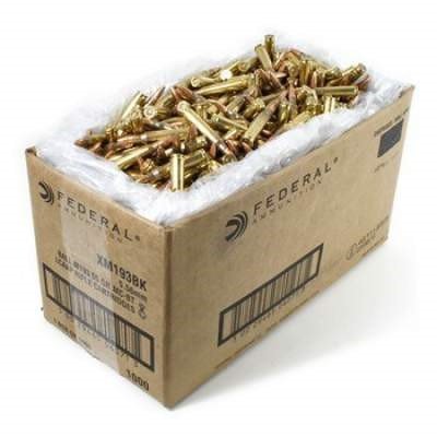 Federal 5.56x45mm NATO Ammunition XM193BK 55 gr FMJ Bulk 1000 Rounds - Defense Ammunition Center