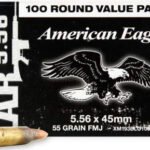 Federal 5.56x45mm NATO Ammunition XM193BLC100 55 Grain Full Metal Jacket Case of 500 Rounds - Defense Ammunition Center
