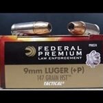 Federal 9mm +P HST Tactical P9HST4 147 Grain Jacketed Hollow Point CASE 1000 rounds - Defense Ammunition Center