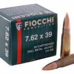 Fiocchi 7.62x39mm Soviet Ammunition FI762SOVA 124 Grain Full Metal Jacket 1000 rounds - Defense Ammunition Center