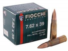 Fiocchi 7.62x39mm Soviet Ammunition FI762SOVA 124 Grain Full Metal Jacket 1000 rounds - Defense Ammunition Center