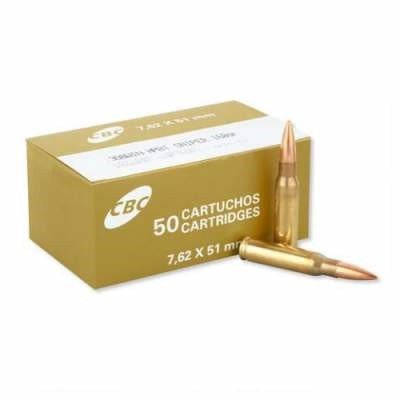 Magtech CBC 308 Win Ammunition Sniper MT308D 168 Grain Boat Tail Hollow Point CASE 400 rounds - Defense Ammunition Center