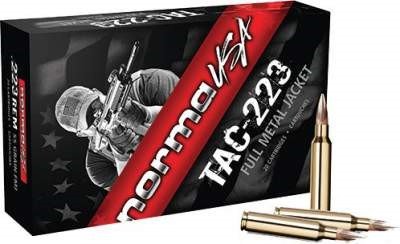 Norma USA 223 Rem Ammunition TAC-223 55 Grain Full Metal Jacket Case of 800 rounds - Defense Ammunition Center