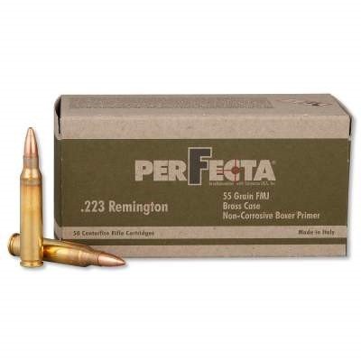 Perfecta 223 Rem Ammunition PF223000D 55 Grain Full Metal Jacket 1000 rounds - Defense Ammunition Center