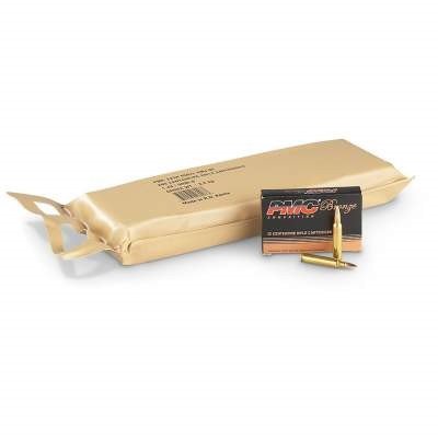 PMC 223 Remington Ammunition Battle Pack PMC223ABP CASE 55 Grain Full Metal Jacket Boat Tail Plastic Sealed Pack 1000 rounds - Defense Ammunition Center