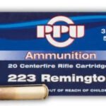 Prvi PPU 223 Rem Ammunition PP59 55 Grain Full Metal Jacket Case of 1000 Rounds - Defense Ammunition Center