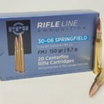 Prvi PPU 30-06 Springfield Ammunition M1 Garand PP3006GCASE 150 Grain Full Metal Jacket 200 Rounds - Defense Ammunition Center