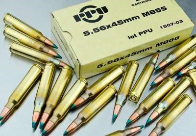 Prvi PPU 5.56x45mm NATO Ammunition PP561 M855 62 Grain Green Tip Steel Core Full Metal Jacket Case of 1000 Rounds - Defense Ammunition Center