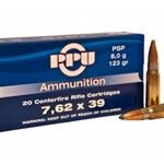 Prvi PPU 7.62x39mm Russian Ammunition PP734 123 Grain Jacketed Soft Point Case of 1000 Rounds - Defense Ammunition Center