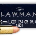 Speer 9mm Ammunition Lawman Cleanfire CCI53824 124 Grain Total Metal Jacket 1000 rounds - Defense Ammunition Center