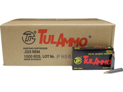 Tula 223 Remington Ammunition 55 Grain Full Metal Jacket CASE 1000 rounds - Defense Ammunition Center