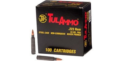 Tula 223 Remington Ammunition TA223101 55 Grain Hollow Point CASE 1000 rounds - Defense Ammunition Center