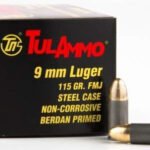 Tula 9mm Luger Ammunition 115 Grain Full Metal Jacket Steel Case 1000 rounds - Defense Ammunition Center
