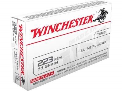Winchester 223 Remington Ammo USA223R1 55 Grain Full Metal Jacket FMJ CASE 1000 rounds - Defense Ammunition Center