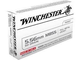 Winchester 5.56mm M855 SS109 Penetrator Q3269 62gr Steel Core FMJ CASE 1000 rounds - Defense Ammunition Center