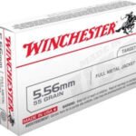 Winchester 5.56x45mm Ammunition Q3131 55 Grain Full Mettal Jacket CASE of 1000 Rounds - Defense Ammunition Center