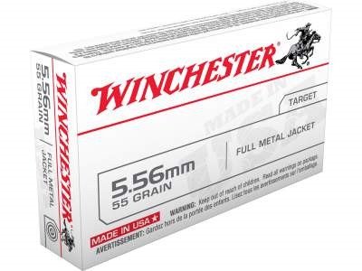 Winchester 5.56x45mm Ammunition Q3131 55 Grain Full Mettal Jacket CASE of 1000 Rounds - Defense Ammunition Center