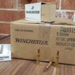 Winchester 5.56x45mm NATO FBI Training Ammunition Q3315 62 Grain Open Tip Lead Free Primer CASE 1,000 rounds - Defense Ammunition Center
