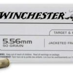 Winchester 5.56x45mm NATO USA556JF 50 gr Jacketed Frangible CASE 1000 rounds - Defense Ammunition Center