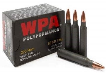 Wolf 223 Rem WPA Polyformance 55 gr HP Steel CASE 500 rounds - Defense Ammunition Center